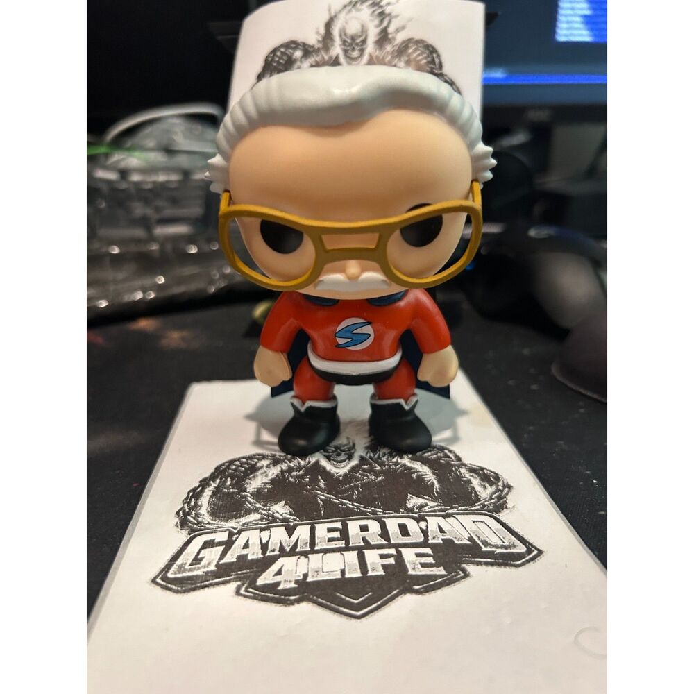 Marvel Stan Lee Superhero Red Suit Custom Figure